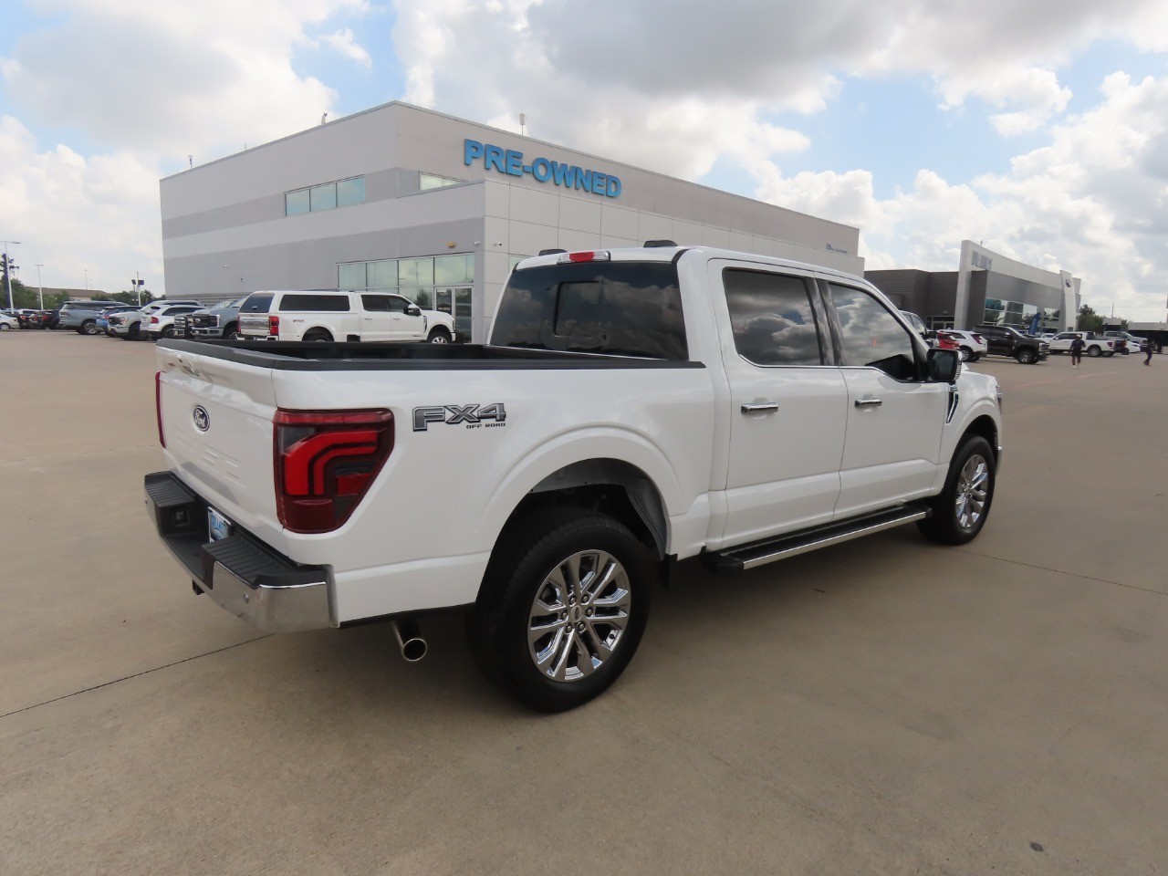2026 Ford F-150 LARIAT Star White Metallic Tri-Coat at Planet Ford