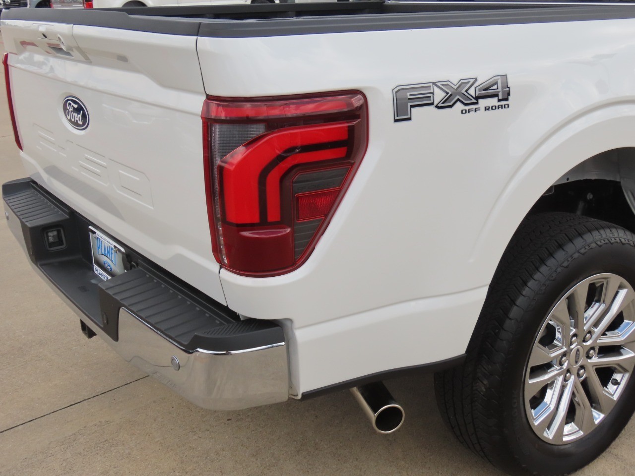 2026 Ford F-150 LARIAT Star White Metallic Tri-Coat at Planet Ford