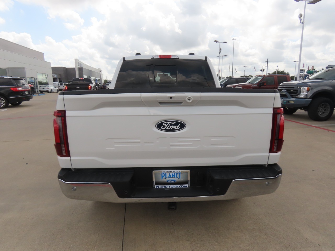2026 Ford F-150 LARIAT Star White Metallic Tri-Coat at Planet Ford