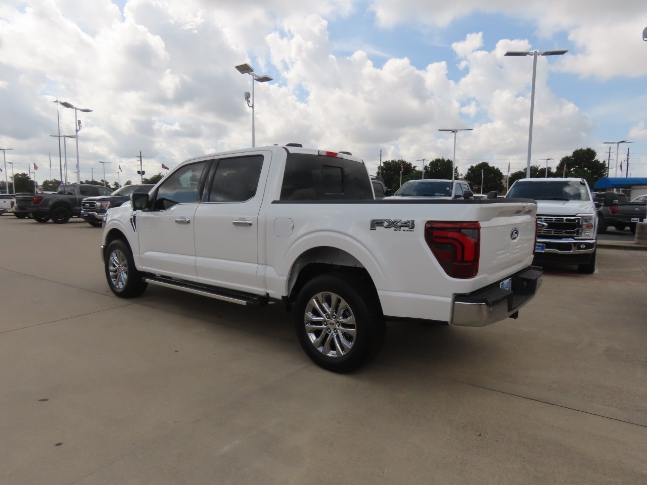 2026 Ford F-150 LARIAT Star White Metallic Tri-Coat at Planet Ford