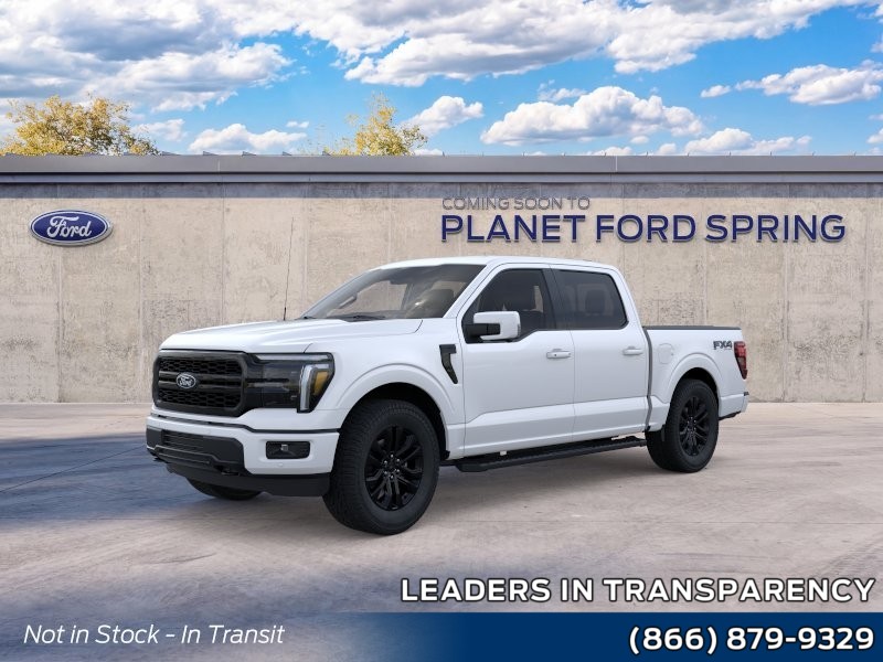 2026 Ford F-150 LARIAT Star White Metallic Tri-Coat at Planet Ford