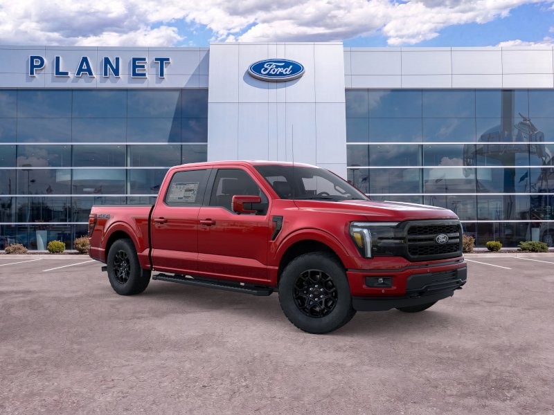 2026 Ford F-150 LARIAT Ruby Red Metallic Tinted Clearcoat at Planet Ford