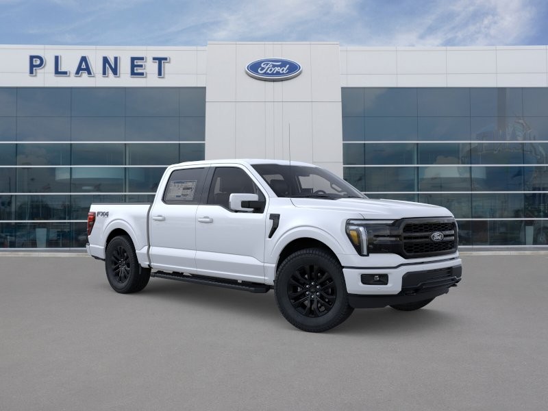2026 Ford F-150 LARIAT Star White Metallic Tri-Coat at Planet Ford