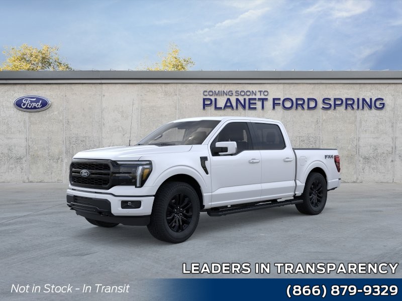 2026 Ford F-150 LARIAT Star White Metallic Tri-Coat at Planet Ford