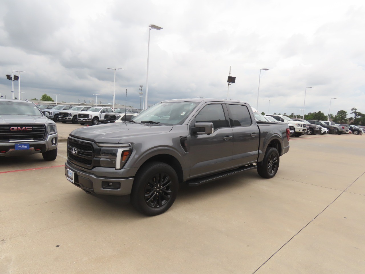 2025 Ford F-150 LARIAT Carbonized Gray Metallic at Planet Ford