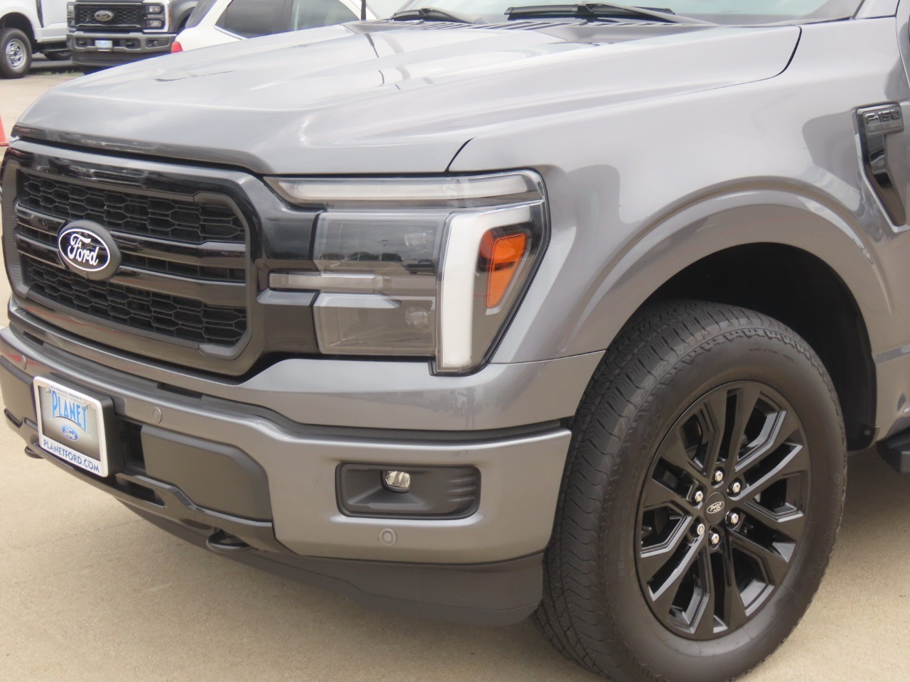 2025 Ford F-150 LARIAT Carbonized Gray Metallic at Planet Ford