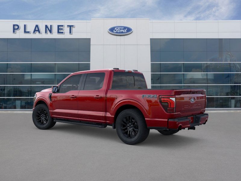 2025 Ford F-150 LARIAT Rapid Red Metallic Tinted Clearcoat at Planet Ford
