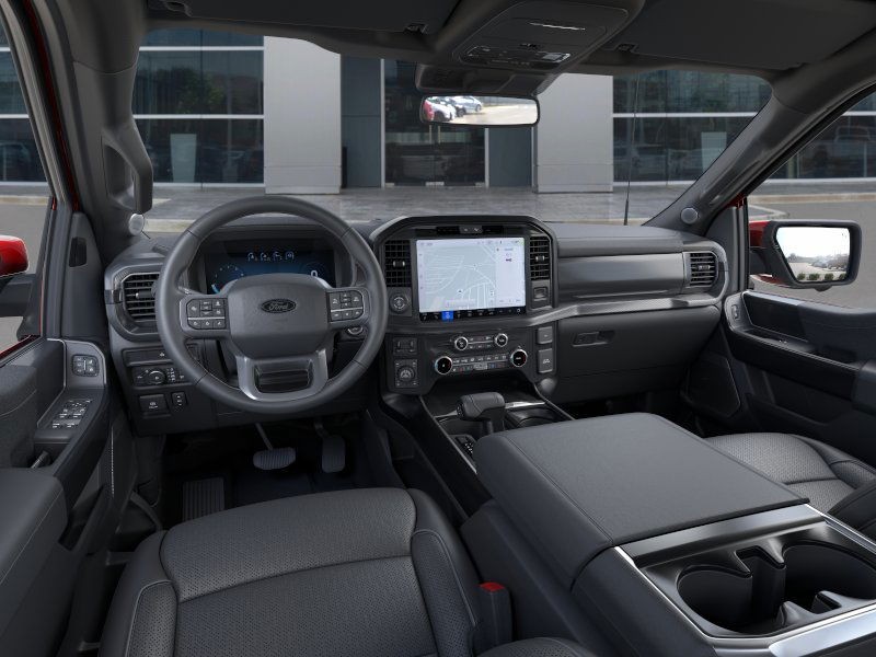 2025 Ford F-150 LARIAT Rapid Red Metallic Tinted Clearcoat at Planet Ford