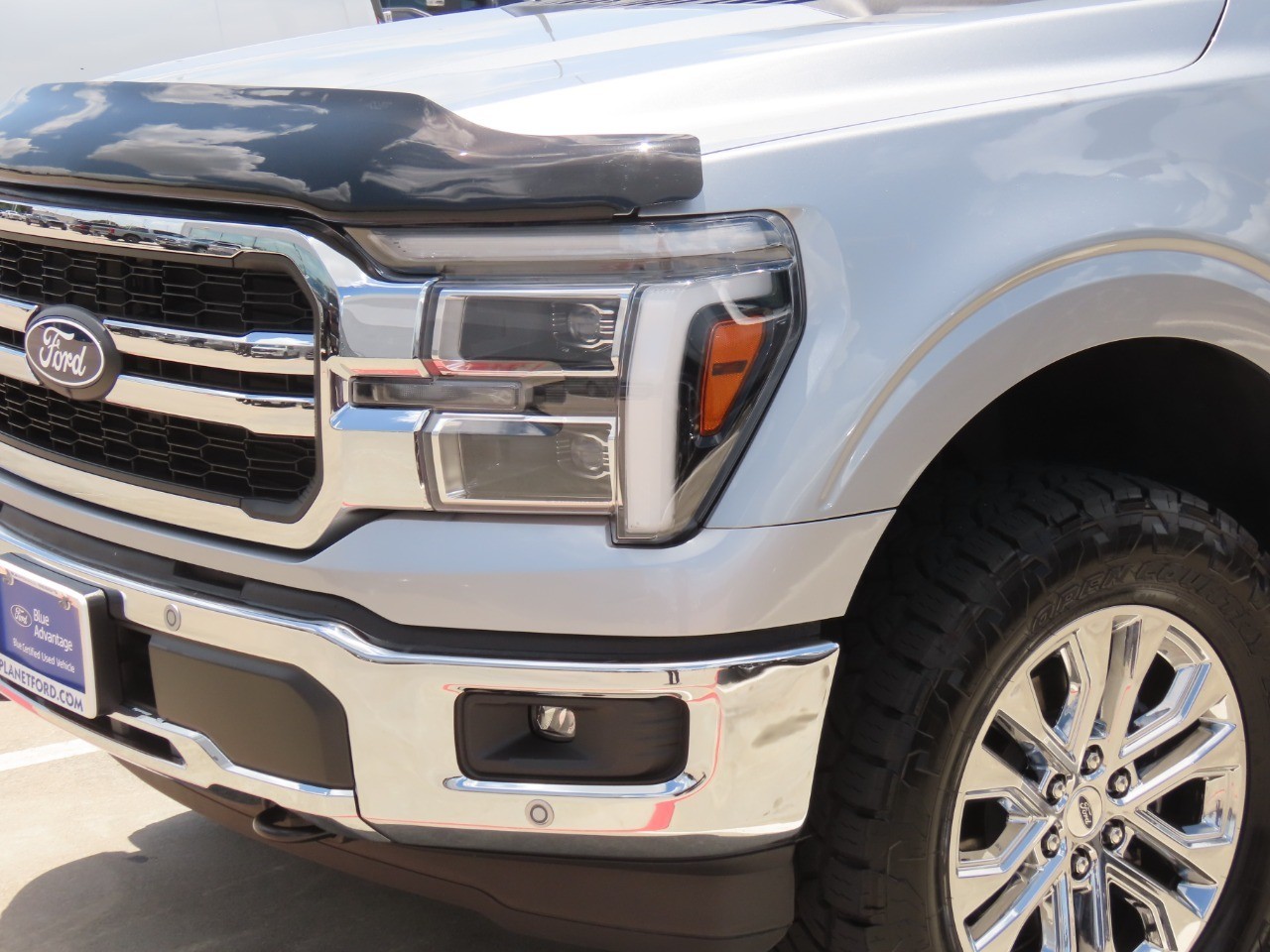 2025 Ford F-150 LARIAT Iconic Silver Metallic at Planet Ford