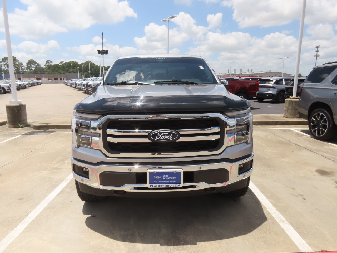 2025 Ford F-150 LARIAT Iconic Silver Metallic at Planet Ford