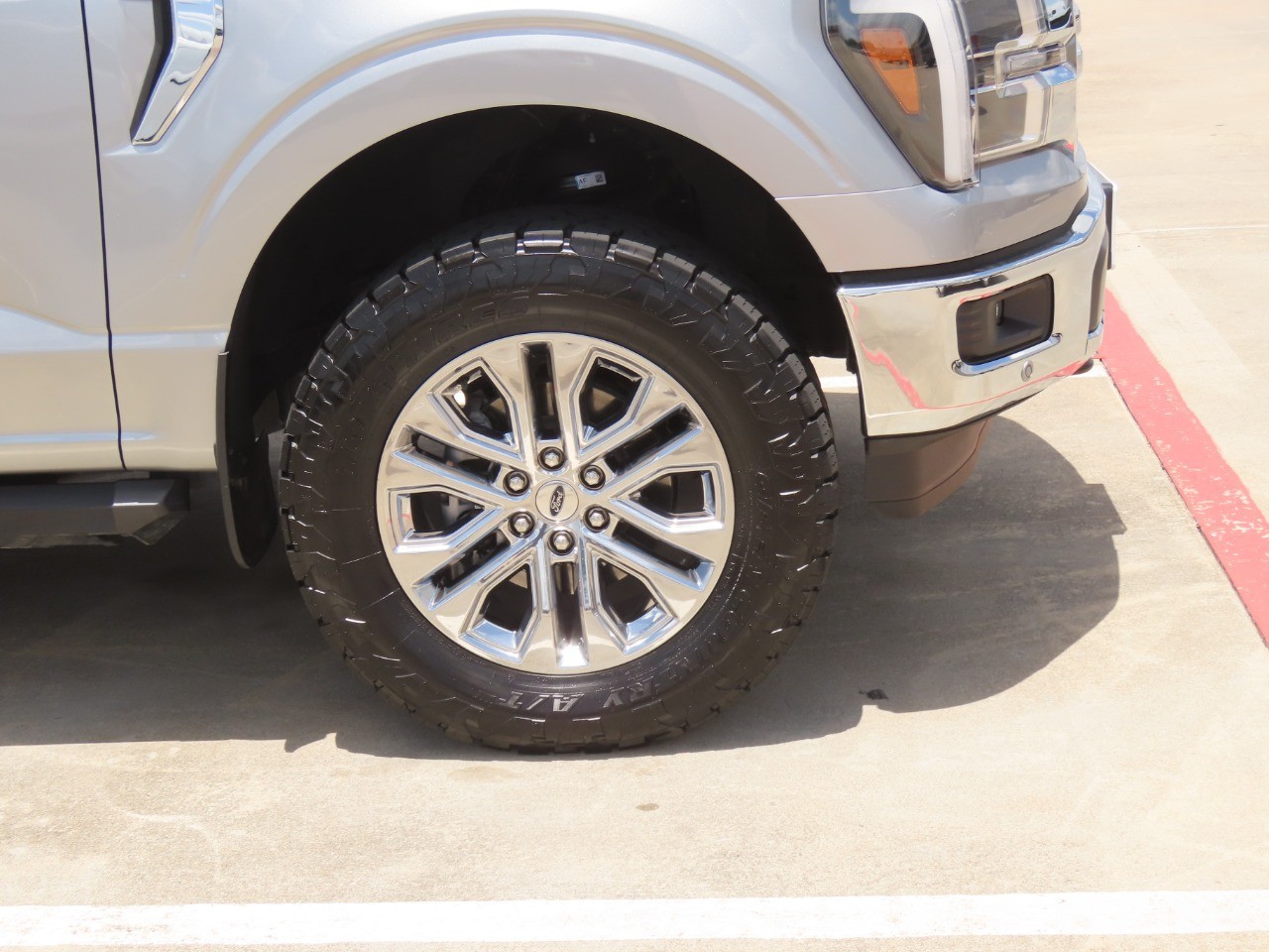 2025 Ford F-150 LARIAT Iconic Silver Metallic at Planet Ford