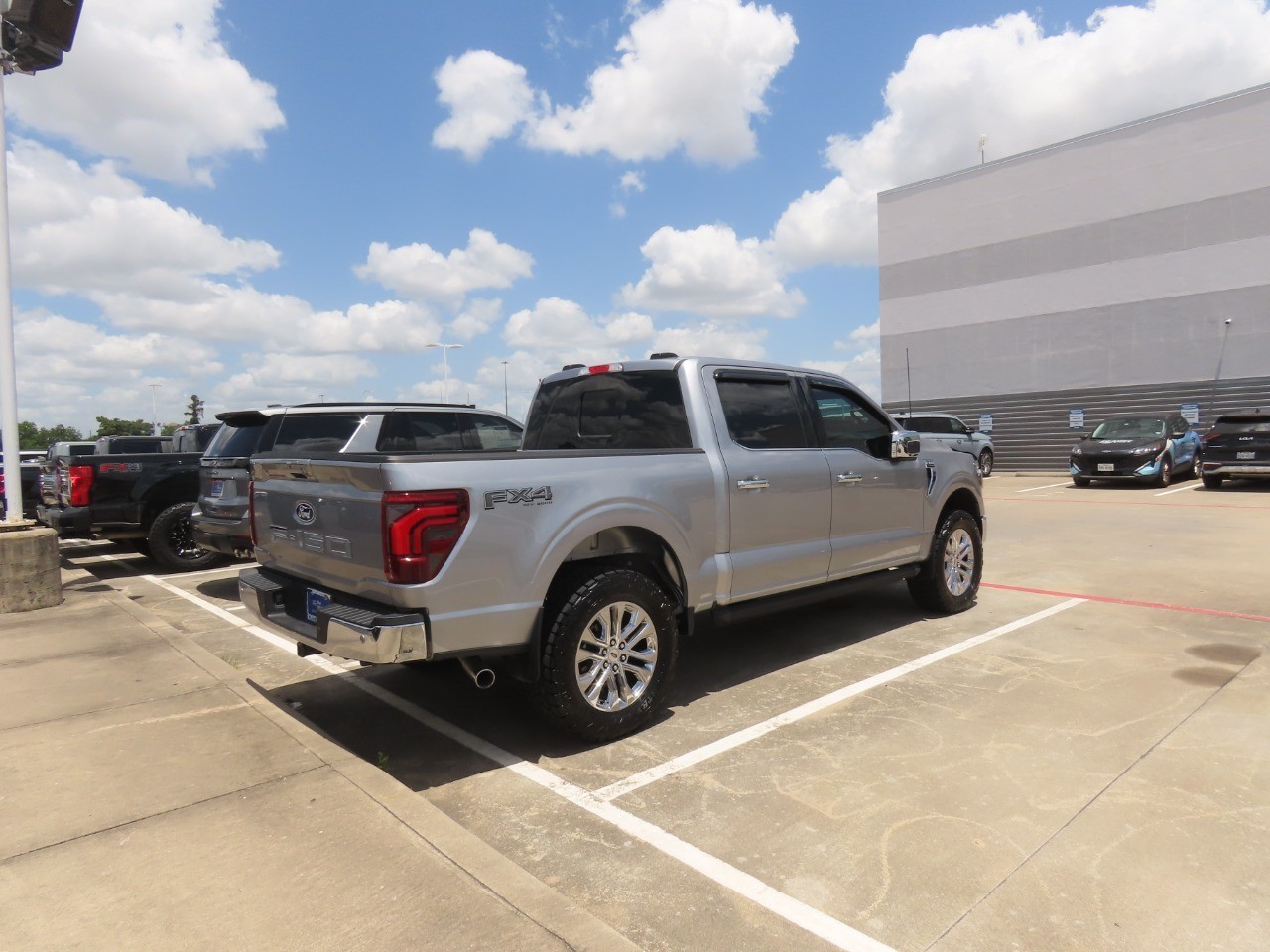 2025 Ford F-150 LARIAT Iconic Silver Metallic at Planet Ford