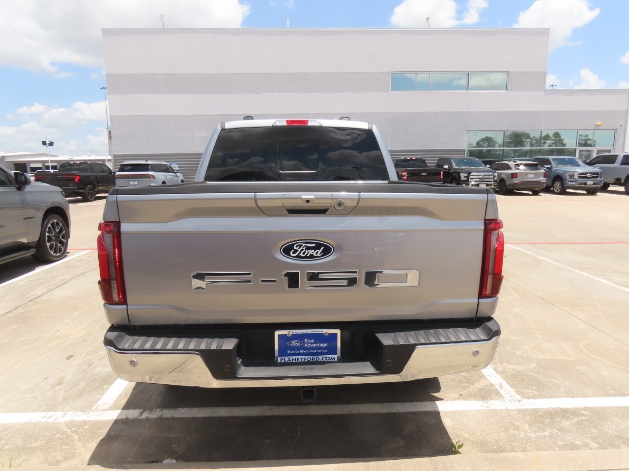 2025 Ford F-150 LARIAT Iconic Silver Metallic at Planet Ford
