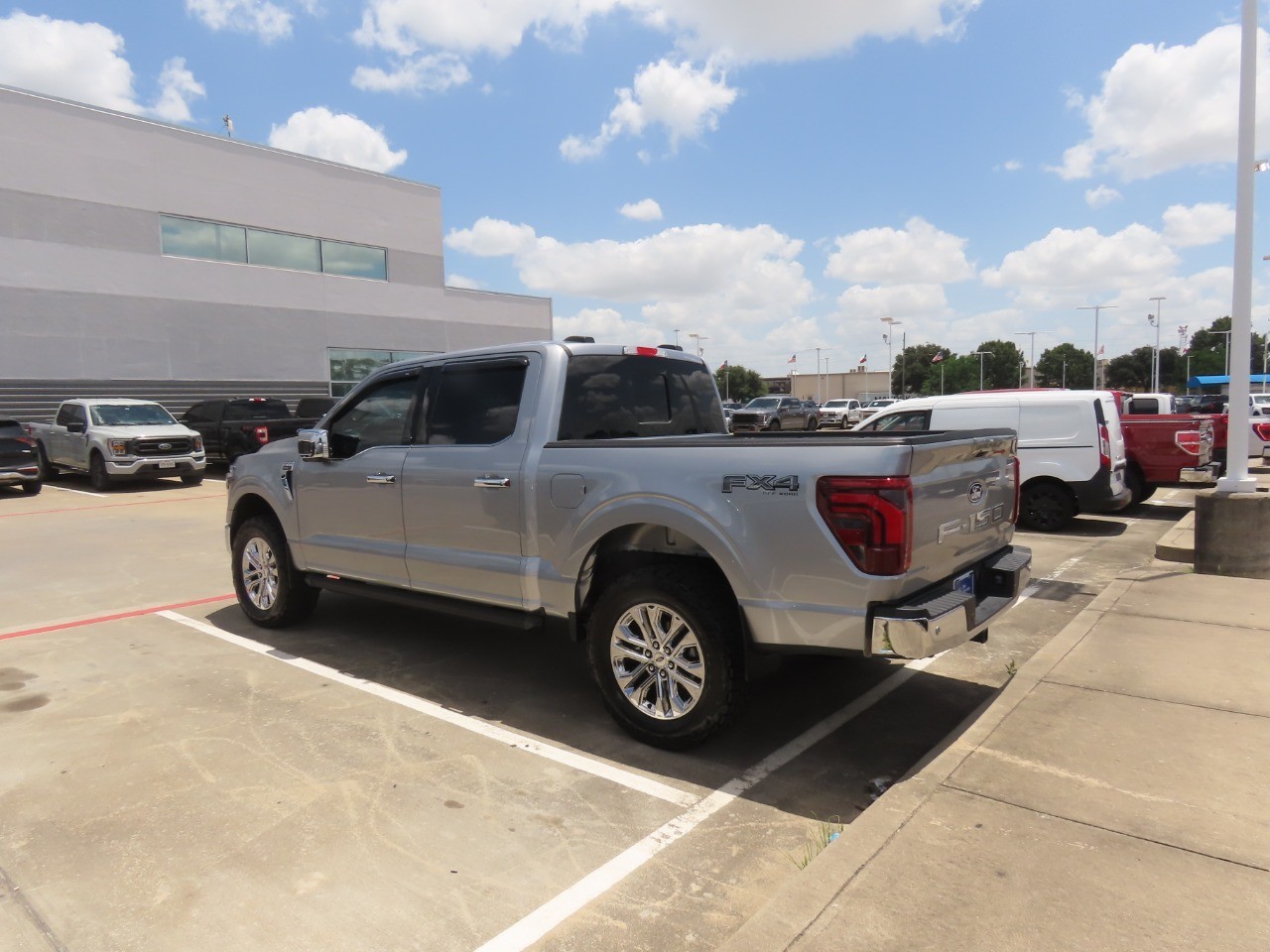 2025 Ford F-150 LARIAT Iconic Silver Metallic at Planet Ford