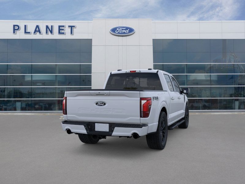 2025 Ford F-150 LARIAT Space White Metallic at Planet Ford