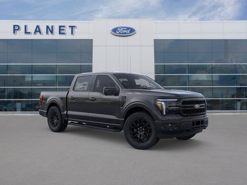 2025 Ford F-150 LARIAT Agate Black Metallic at Planet Ford