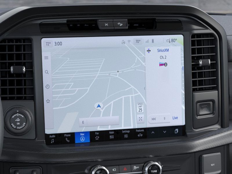 2025 Ford F-150 LARIAT Agate Black Metallic at Planet Ford