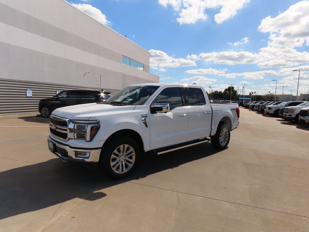 2024 Ford F-150 LARIAT Oxford White at Planet Ford