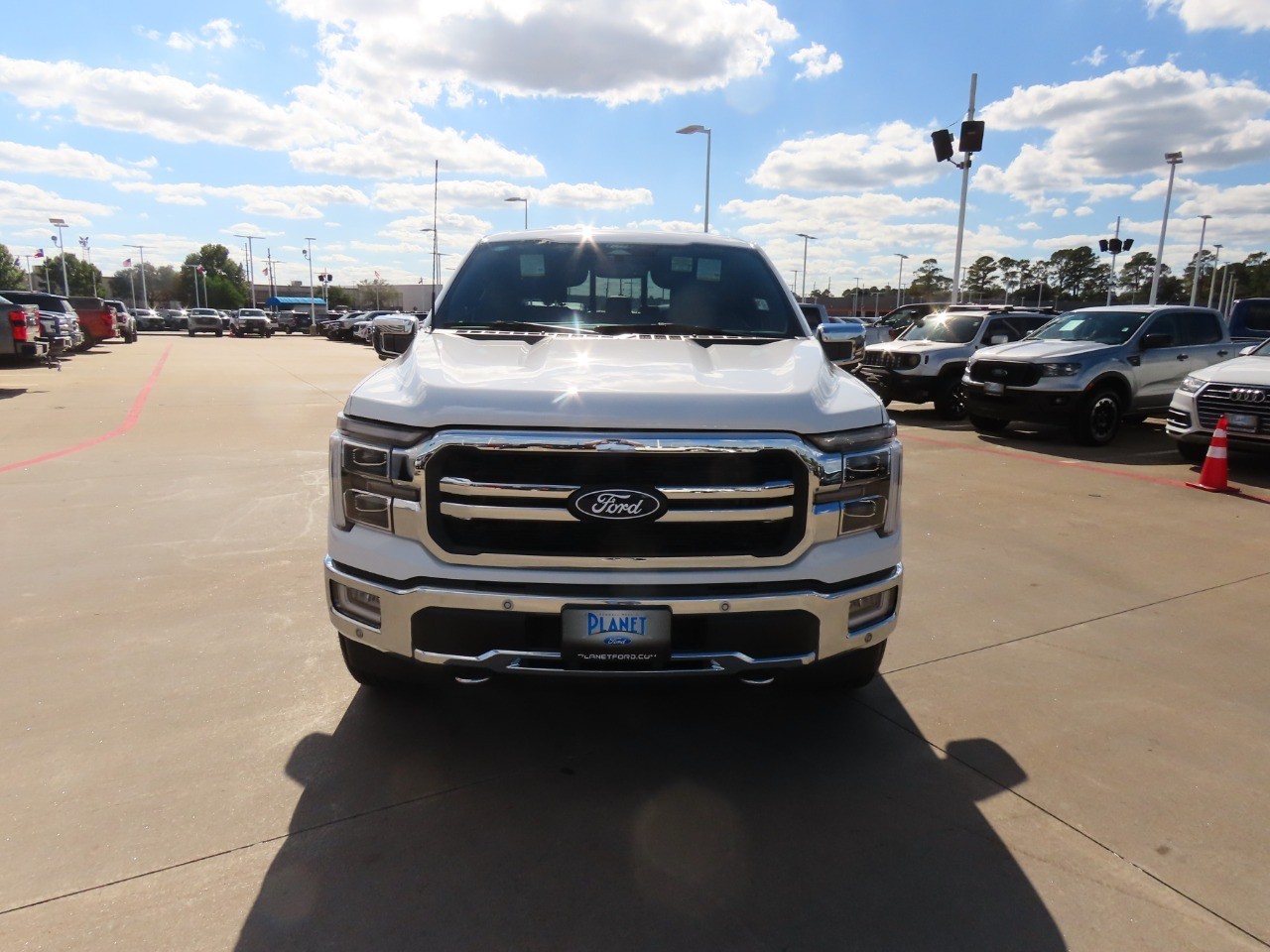 2024 Ford F-150 LARIAT Oxford White at Planet Ford