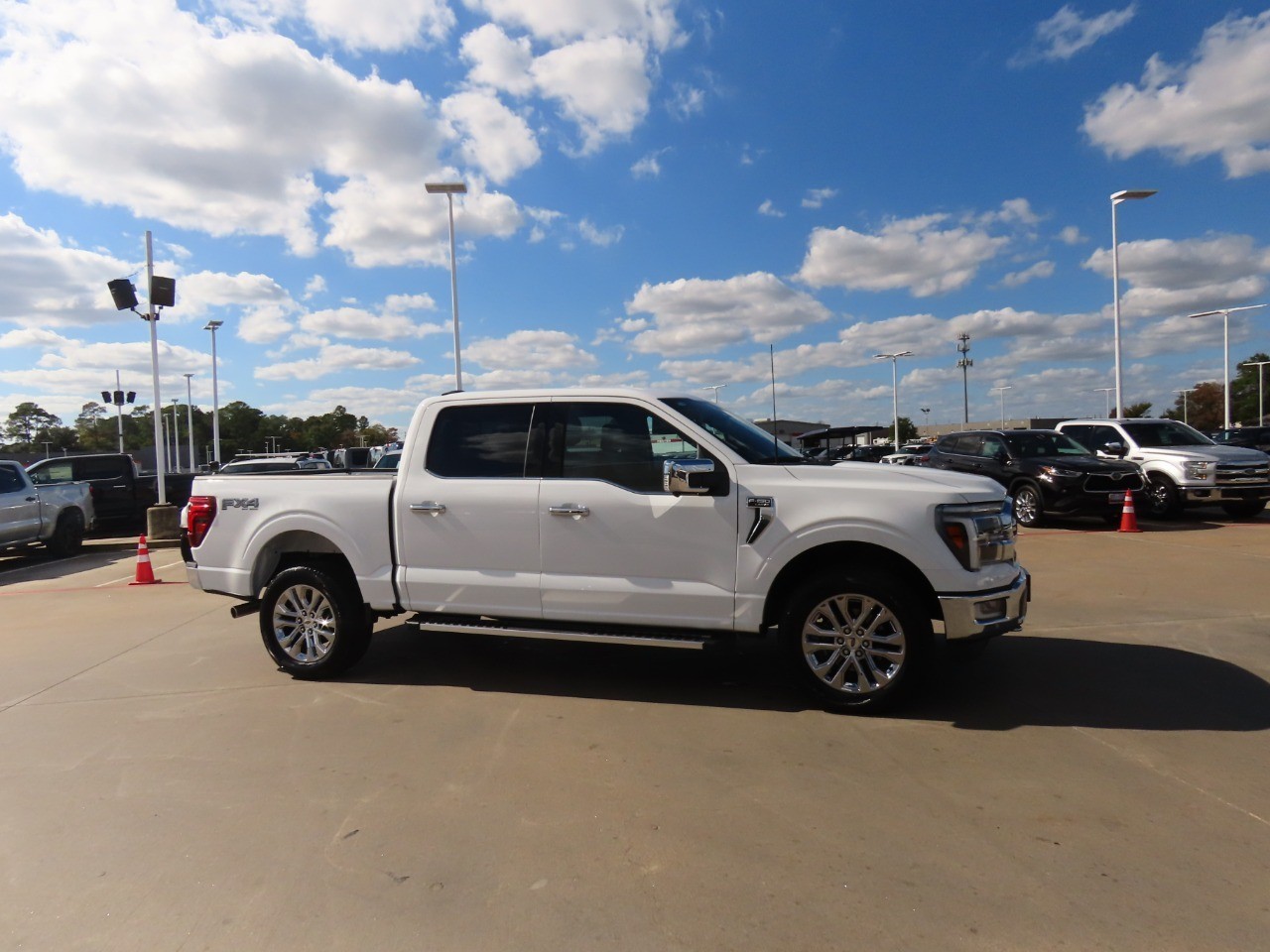 2024 Ford F-150 LARIAT Oxford White at Planet Ford