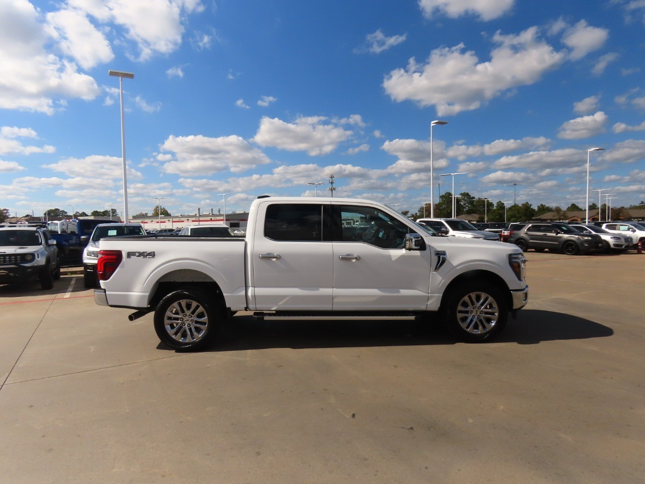 2024 Ford F-150 LARIAT Oxford White at Planet Ford