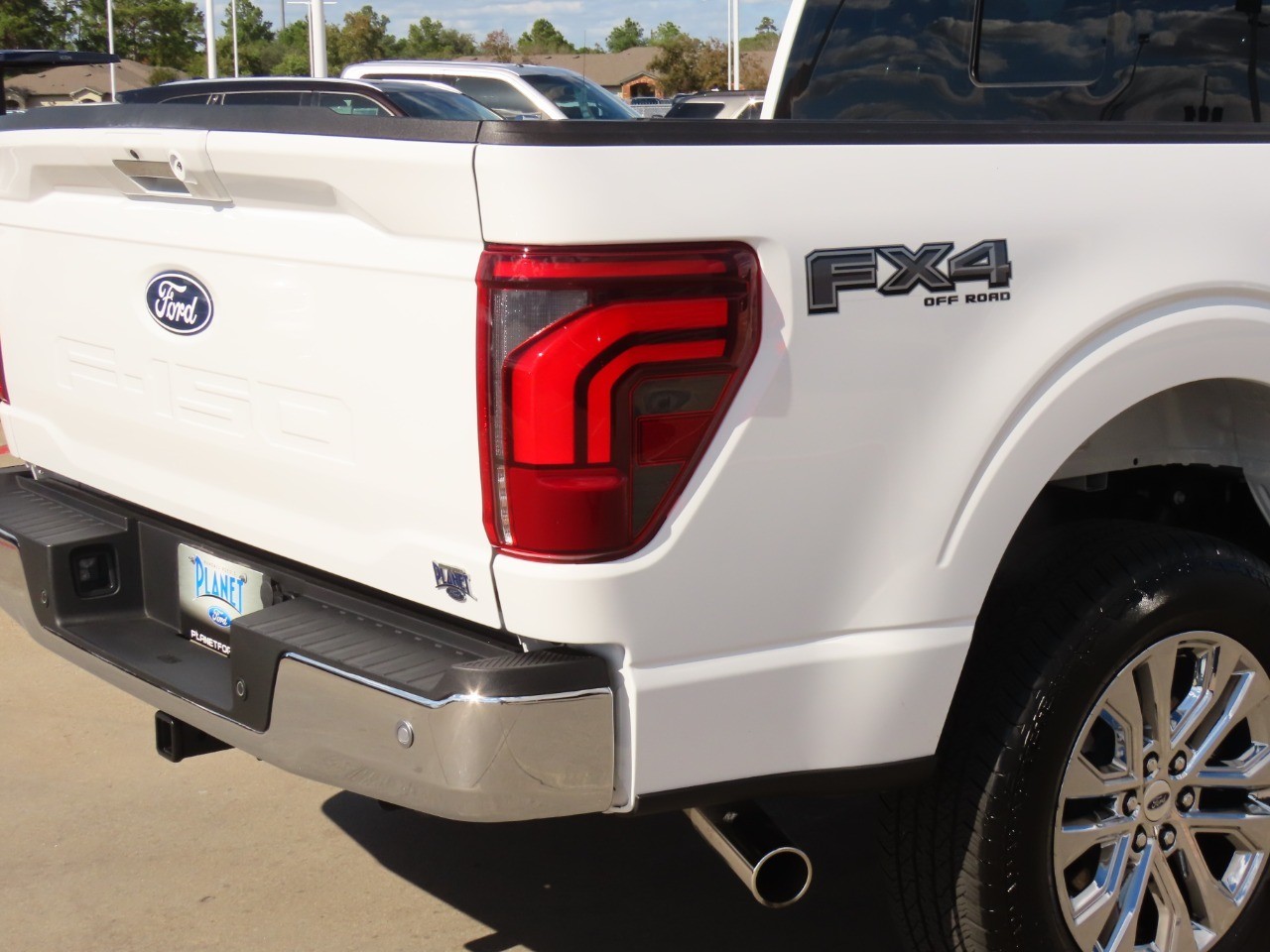 2024 Ford F-150 LARIAT Oxford White at Planet Ford