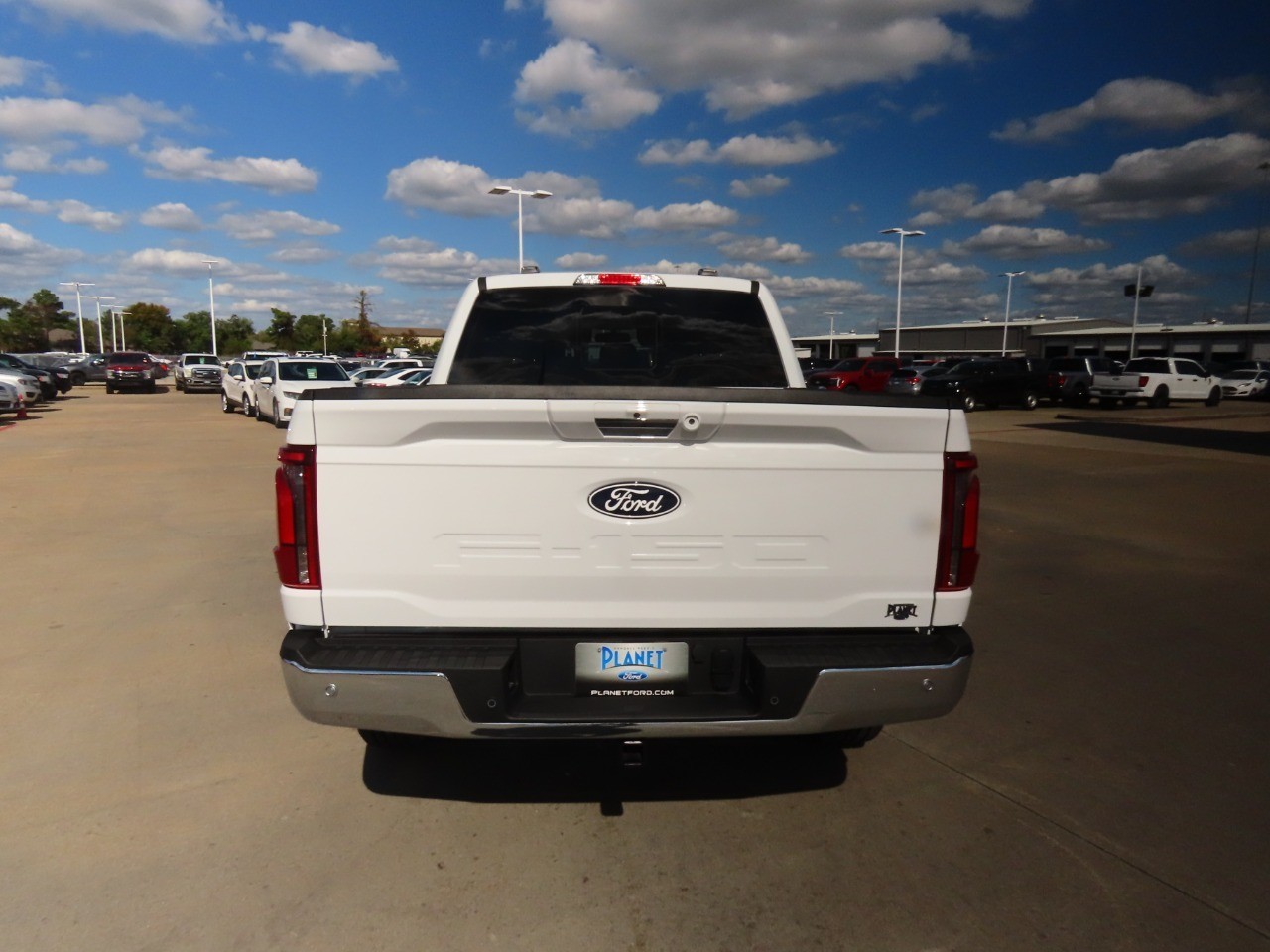 2024 Ford F-150 LARIAT Oxford White at Planet Ford