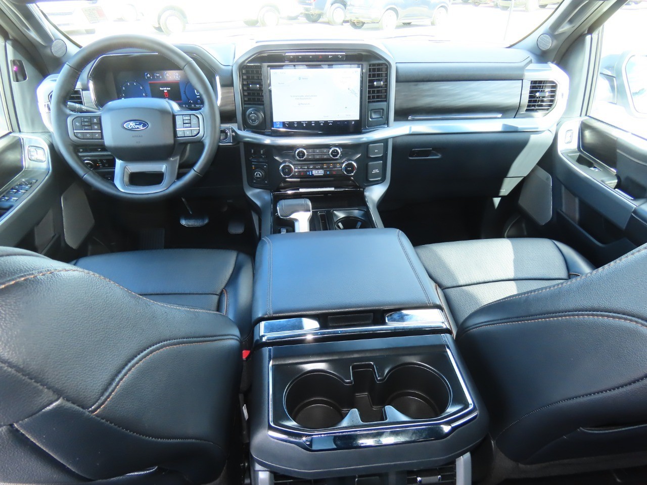 2024 Ford F-150 LARIAT Oxford White at Planet Ford