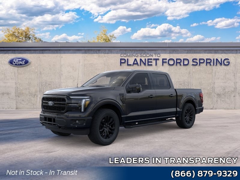 2026 Ford F-150 LARIAT Agate Black Metallic at Planet Ford