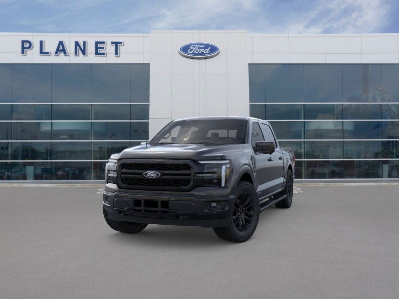 2025 Ford F-150 LARIAT Agate Black Metallic at Planet Ford