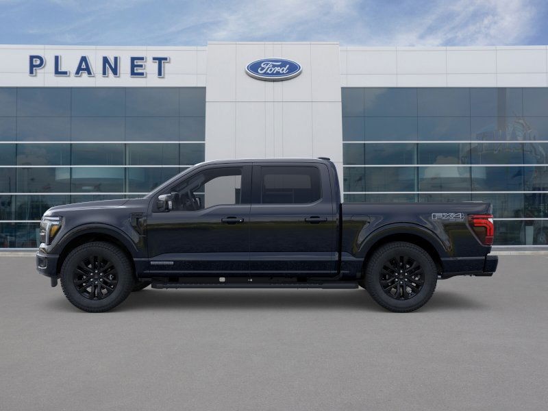 2025 Ford F-150 LARIAT Agate Black Metallic at Planet Ford