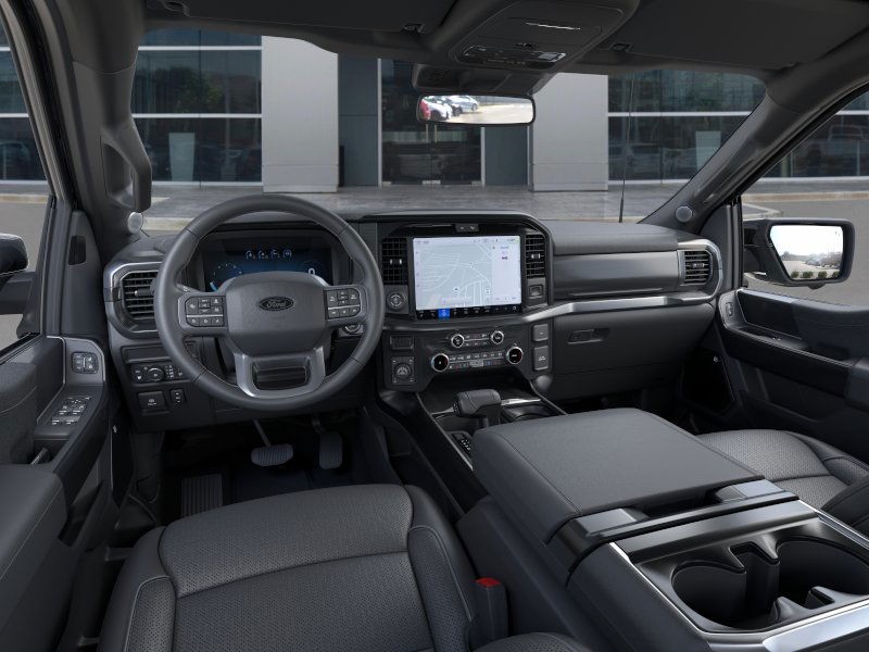 2025 Ford F-150 LARIAT Agate Black Metallic at Planet Ford
