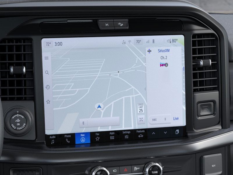 2025 Ford F-150 LARIAT Agate Black Metallic at Planet Ford