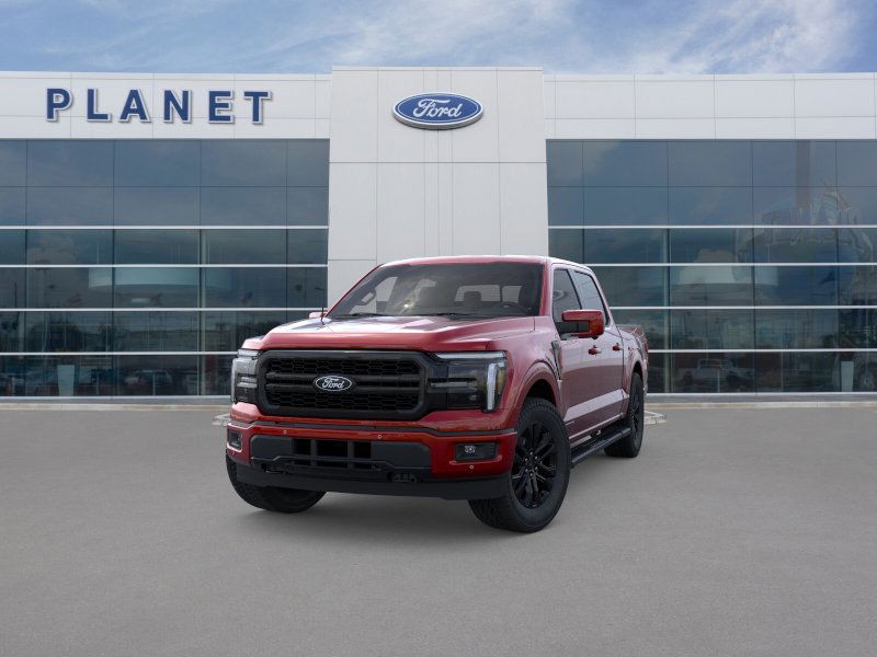 2025 Ford F-150 LARIAT Rapid Red Metallic Tinted Clearcoat at Planet Ford
