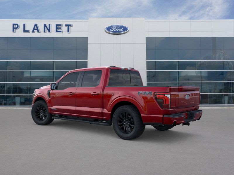 2025 Ford F-150 LARIAT Rapid Red Metallic Tinted Clearcoat at Planet Ford