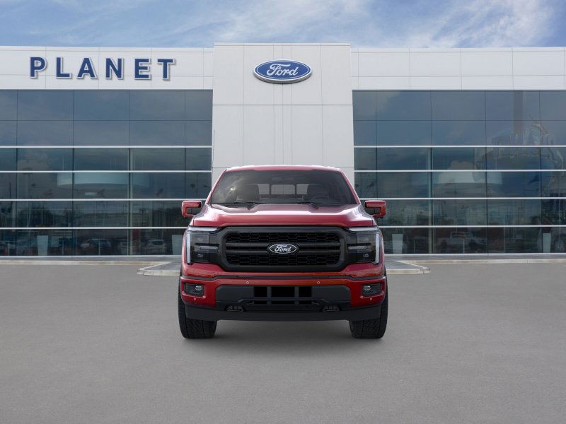 2025 Ford F-150 LARIAT Rapid Red Metallic Tinted Clearcoat at Planet Ford