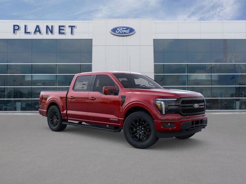 2025 Ford F-150 LARIAT Rapid Red Metallic Tinted Clearcoat at Planet Ford