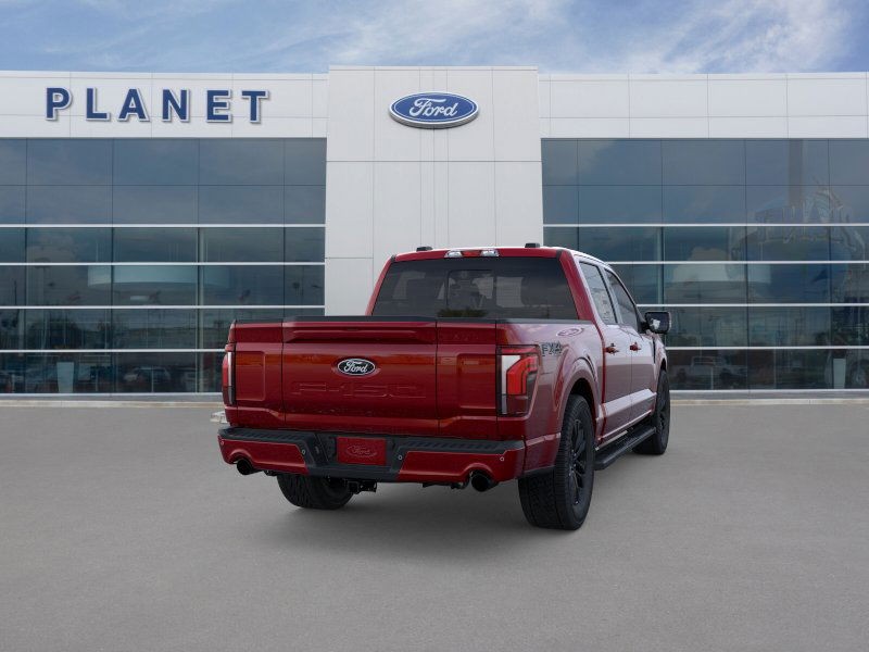 2025 Ford F-150 LARIAT Rapid Red Metallic Tinted Clearcoat at Planet Ford