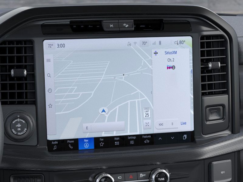 2025 Ford F-150 LARIAT Rapid Red Metallic Tinted Clearcoat at Planet Ford