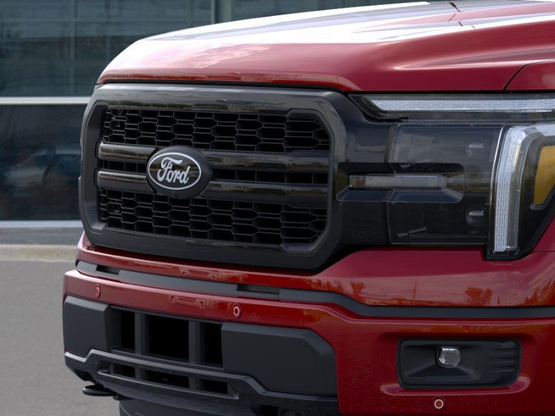 2025 Ford F-150 LARIAT Rapid Red Metallic Tinted Clearcoat at Planet Ford
