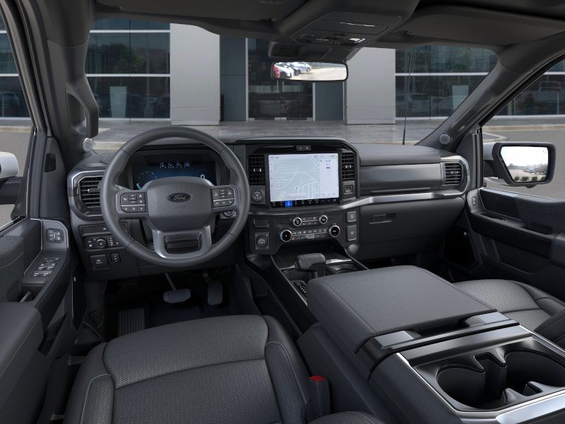2025 Ford F-150 LARIAT Space White Metallic at Planet Ford