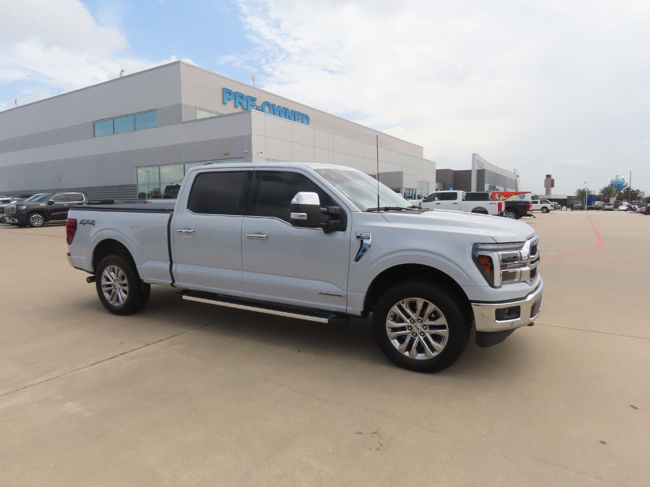 2025 Ford F-150 LARIAT Space White Metallic at Planet Ford