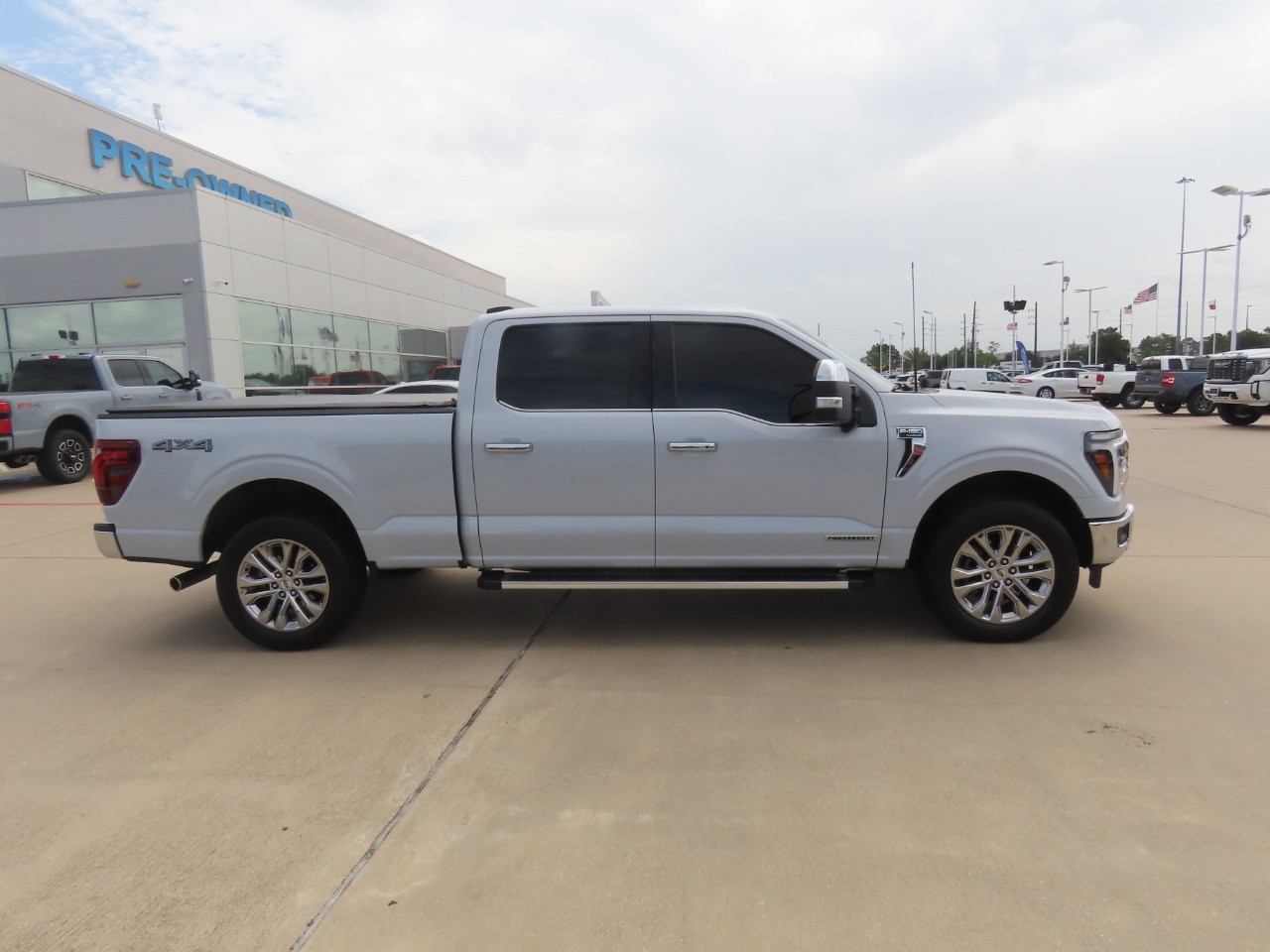 2025 Ford F-150 LARIAT Space White Metallic at Planet Ford