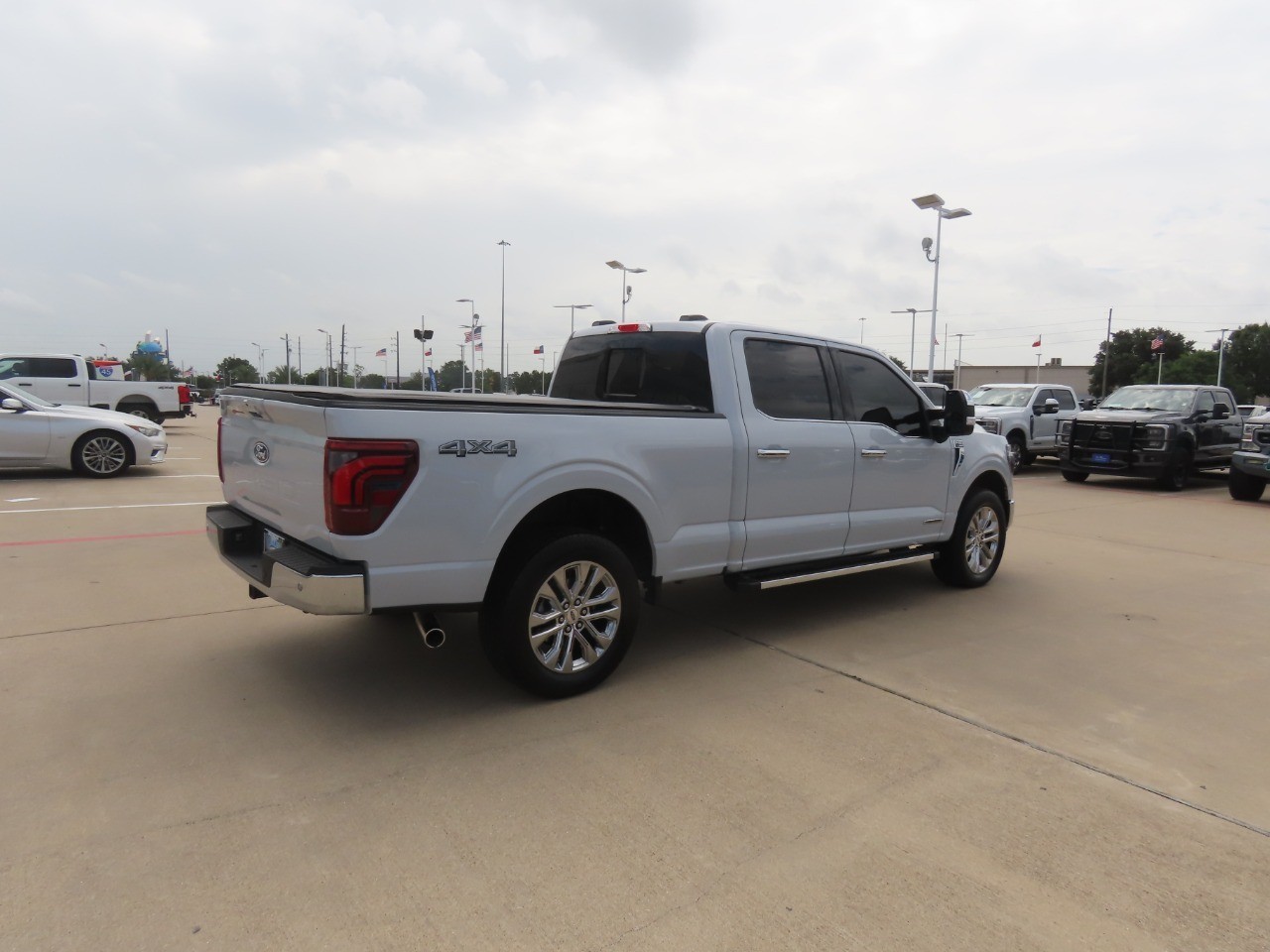 2025 Ford F-150 LARIAT Space White Metallic at Planet Ford