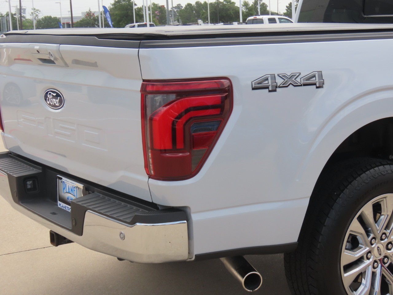 2025 Ford F-150 LARIAT Space White Metallic at Planet Ford