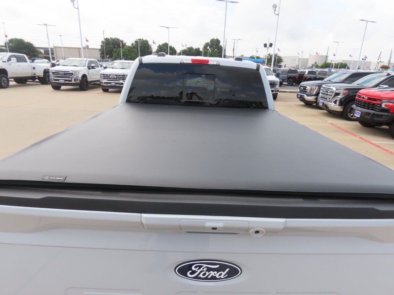 2025 Ford F-150 LARIAT Space White Metallic at Planet Ford