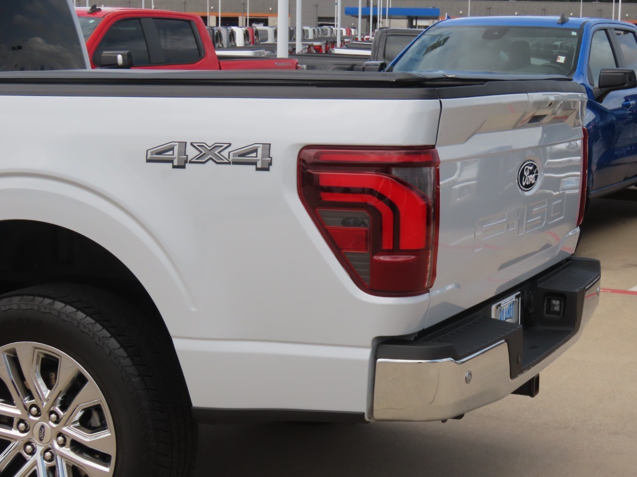 2025 Ford F-150 LARIAT Space White Metallic at Planet Ford