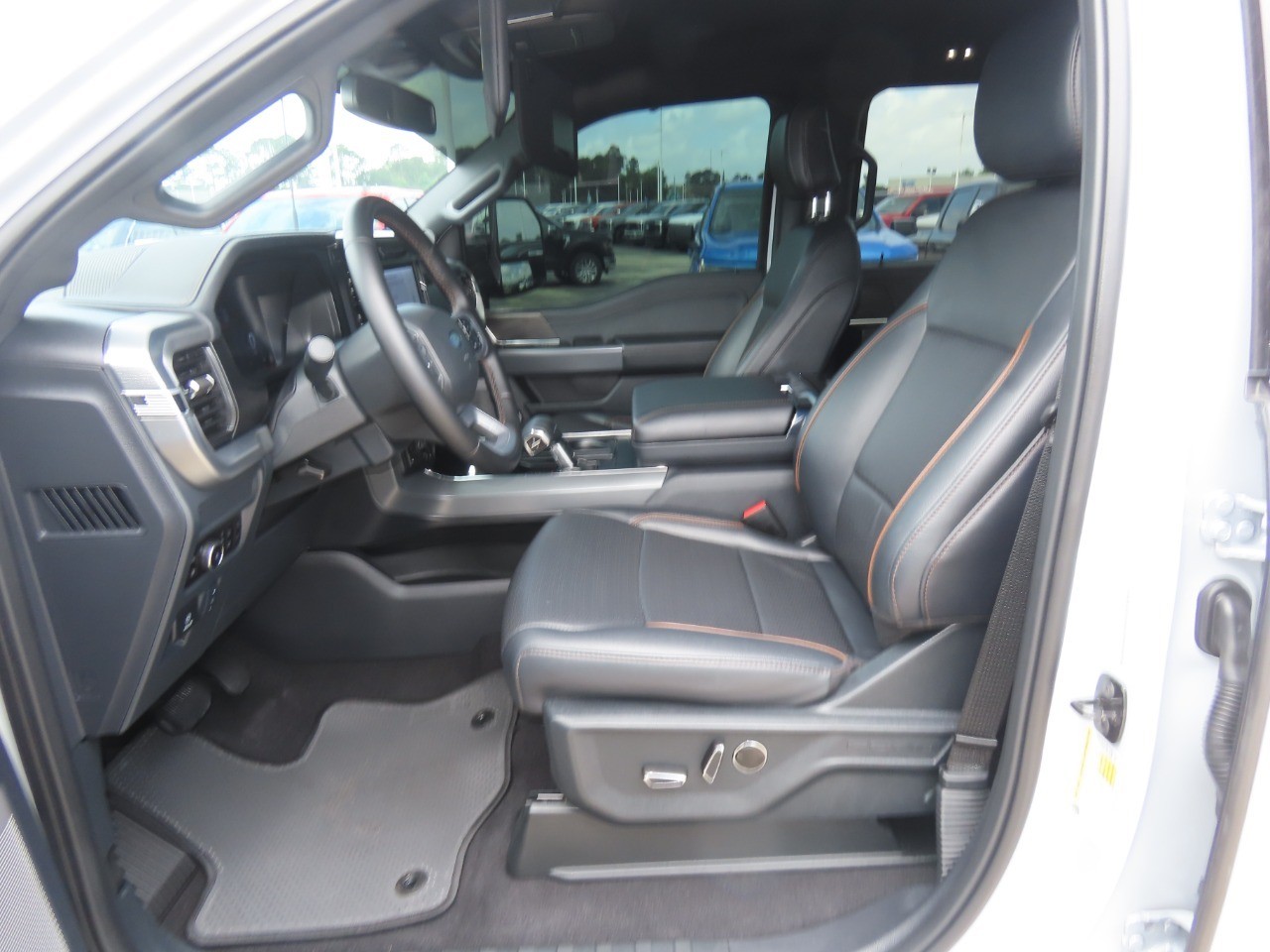 2025 Ford F-150 LARIAT Space White Metallic at Planet Ford