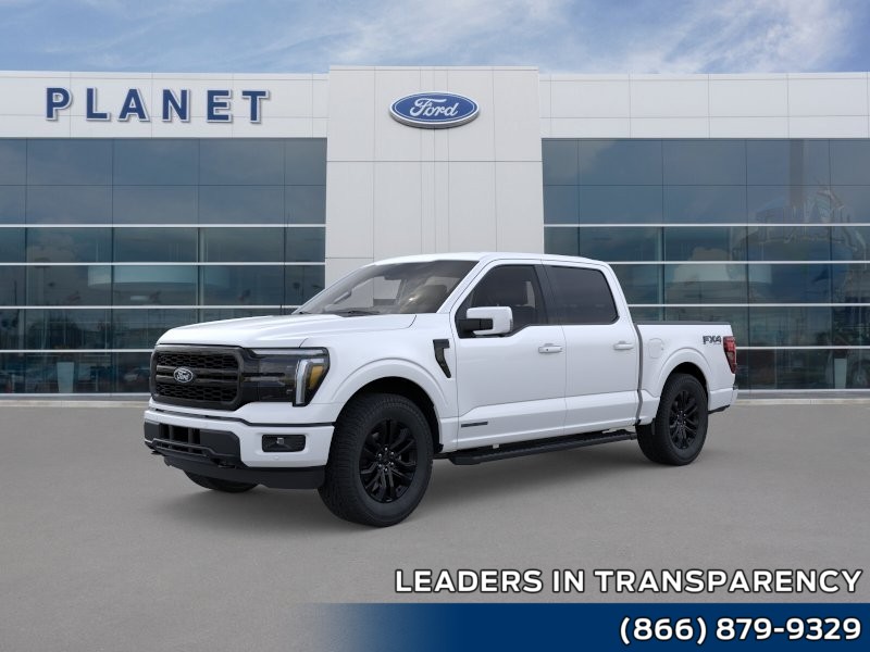 2026 Ford F-150 LARIAT Star White Metallic Tri-Coat at Planet Ford