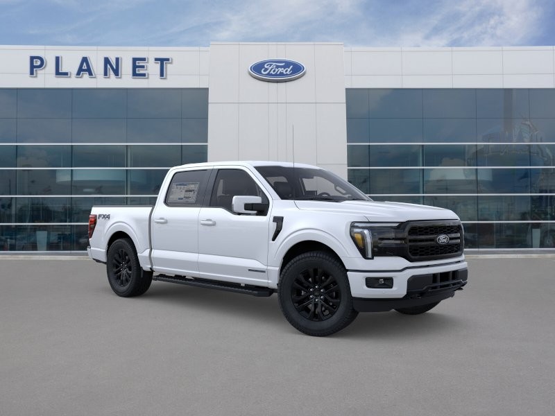 2026 Ford F-150 LARIAT Star White Metallic Tri-Coat at Planet Ford